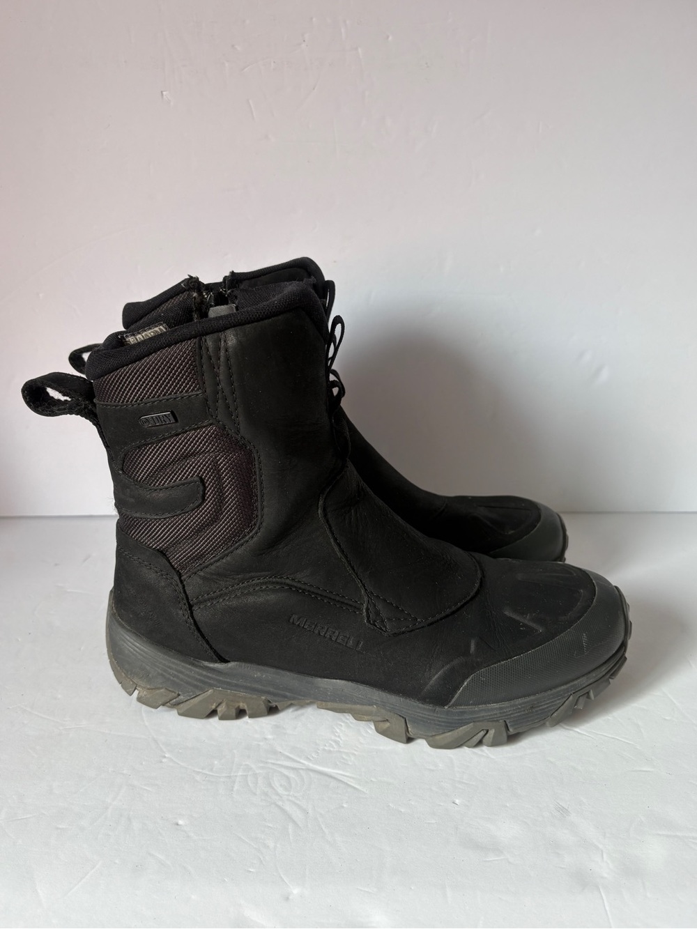 Merrell Men's Black Insulated Waterproof Ankle Boots sz8,5